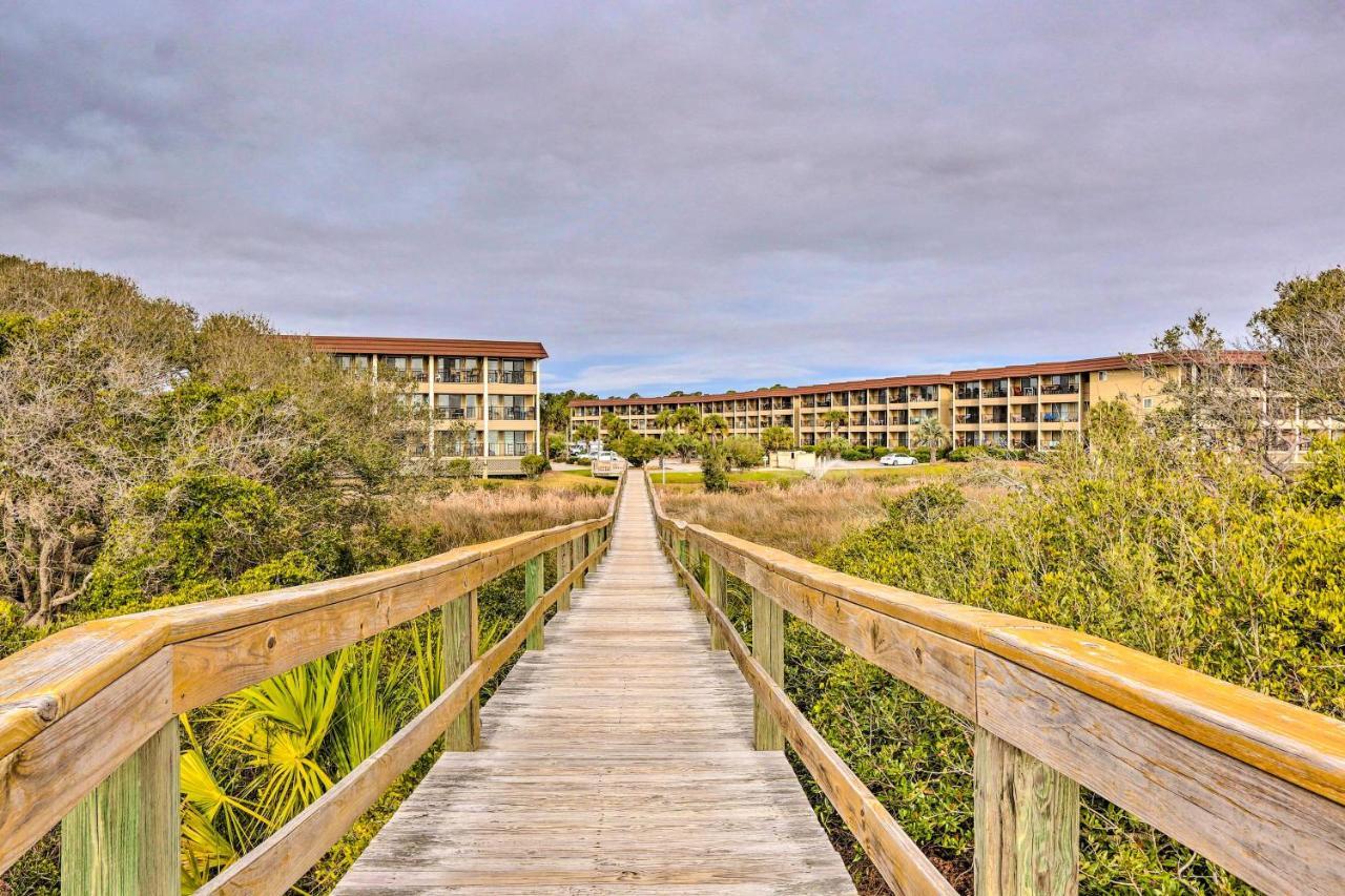Hilton Head Ocean-view Steps To Beach! Apartment