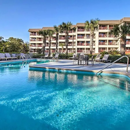 Hilton Head Ocean-View Villa Steps To Beach! Hilton Head Island Exterior photo